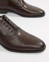 Thumbnail for your product : Dune Brogues In Brown Hi-Shine Leather