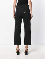 Thumbnail for your product : Aalto cropped flare jeans