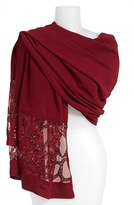 Thumbnail for your product : La Fiorentina Mesh Sequin Border Scarf