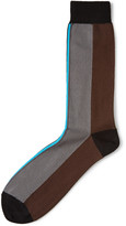 Thumbnail for your product : Paul Smith Vertical Stripe Cotton-Blend Socks