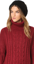 Thumbnail for your product : Inverni Beret with Two Tone Pom