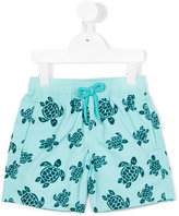 Thumbnail for your product : Vilebrequin Kids turtle print swim shorts