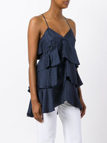 Thumbnail for your product : Erika Cavallini tiered camisole