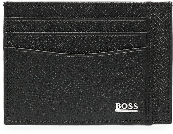boss black wallet