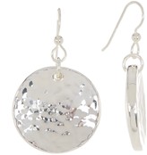 Thumbnail for your product : Simon Sebbag Sterling Silver Round Textured Disc Drop Earrings