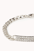 Thumbnail for your product : Forever 21 Rhinestoned Chain Bracelet