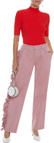 Thumbnail for your product : Maggie Marilyn I'll Stand Beside You Stretch-cotton Twill Straight-leg Pants