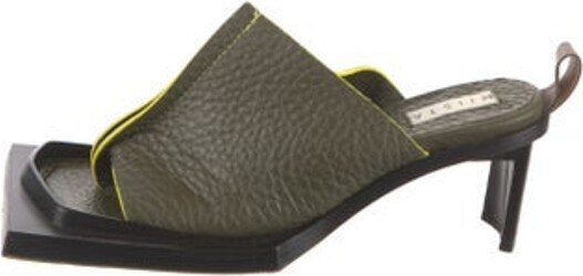 Miista Leather Sandals Green Includes Box Unfortunately due to restrictions this item may not be eligible for shipping in all areas.