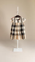 Thumbnail for your product : Burberry Check Cotton Dress