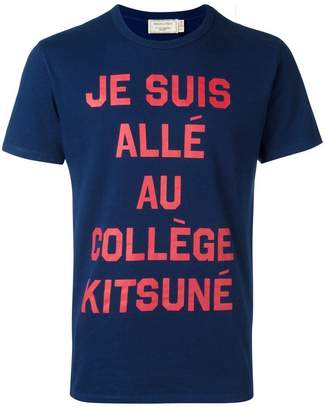 MAISON KITSUNÉ 'College' T-shirt
