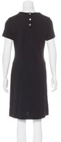 Thumbnail for your product : Tory Burch Rib Knit Short Sleeve Dress