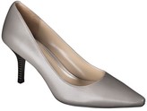 Thumbnail for your product : Merona Women's Alaina Genuine Leather Mid Heel Pump - Assorted Colors