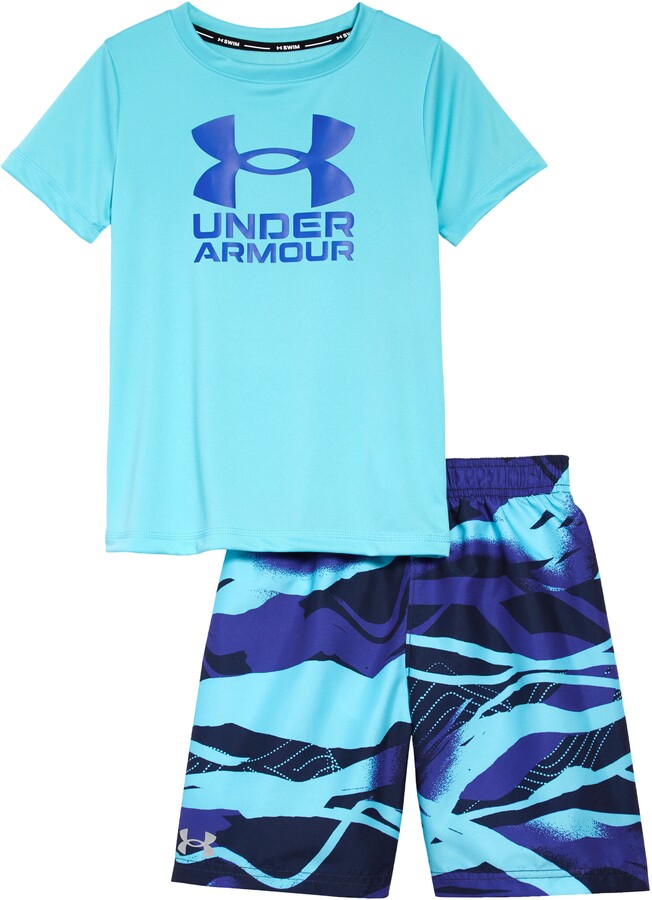 baby boy under armour swim trunks