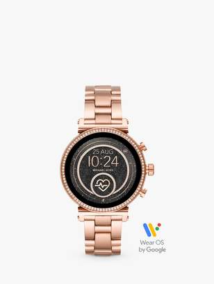 Michael Kors Women's Gen 4 Sofie Crystal Touch Screen Bracelet Strap Smartwatch