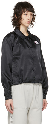 Nike Black Satin Sportswear Jacket