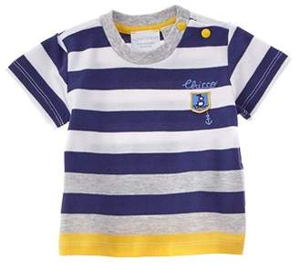 Chicco Boys' Blue Striped T-shirt.
