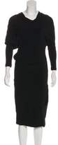 Thumbnail for your product : Calvin Klein Collection Long Sleeve Midi Dress Black Long Sleeve Midi Dress