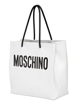 Thumbnail for your product : Moschino Shopping Leather Tote Bag