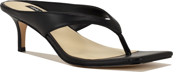 Nine West Women's Olanna Slip-on Kitten Heel Sandals