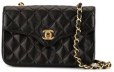 Thumbnail for your product : Chanel Pre Owned 1985-1993 Mini Diamond Quilt Chain Crossbody Bag