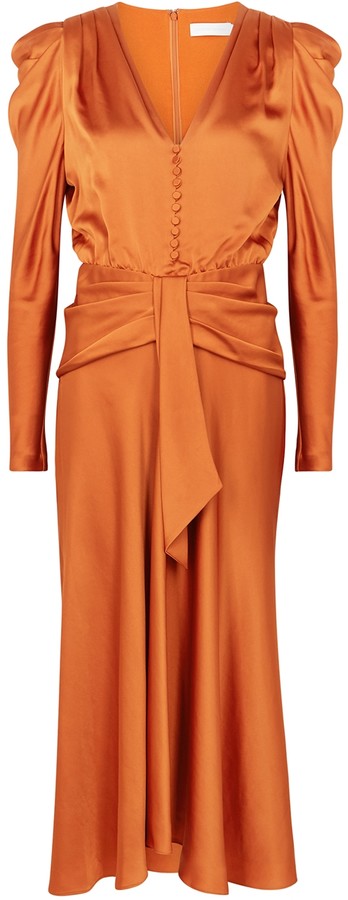 burnt orange dresses