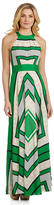 Thumbnail for your product : Eliza J Scarf-Print Halter Maxi Dress