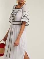Thumbnail for your product : Talitha Collection Sarafina Embroidered Cotton Dress - Womens - White
