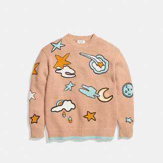 Coach Outerspace Intarsia Sweater