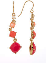 Thumbnail for your product : Carolee 12K Gold Linear Graduated Stone Earrings