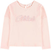 Thumbnail for your product : Chloé Logo T-shirt with fringes