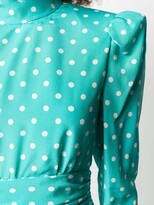 Thumbnail for your product : Alessandra Rich Polka-Dot Print Dress