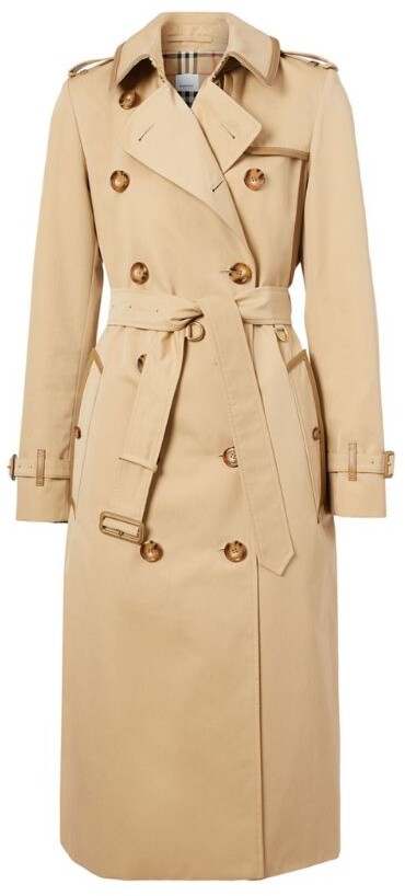Burberry Leather Trench | Shop the world's largest collection of 