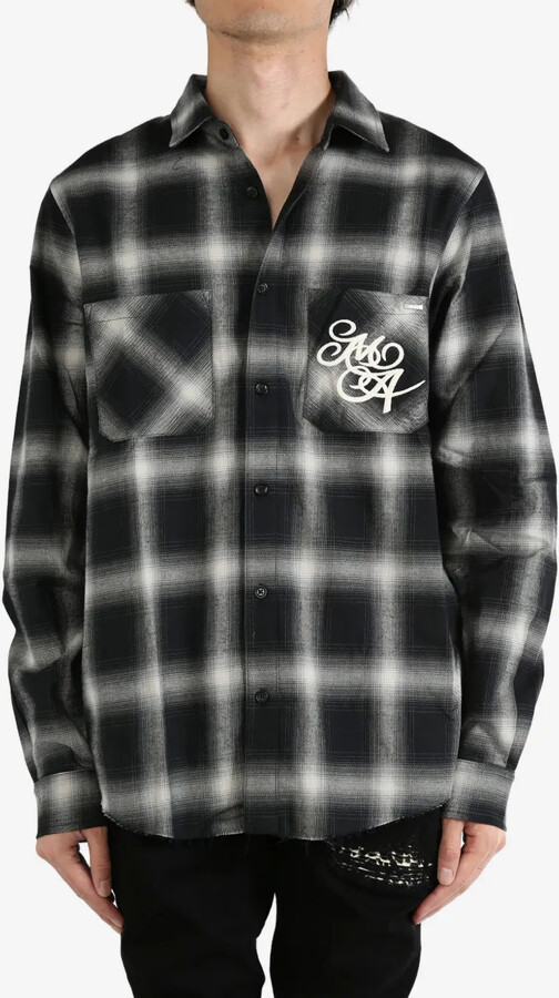 Amiri Logo Flannel Shirt