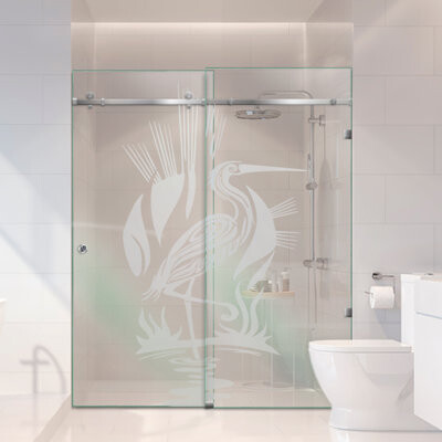 Glass-Door.us 56 In W x 80 In H Sliding glass shower doors