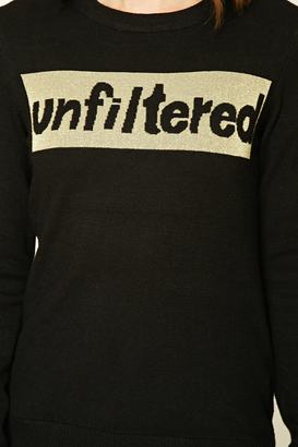 Forever 21 Unfiltered Graphic Sweater