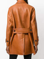 Thumbnail for your product : DSQUARED2 zipped leather coat