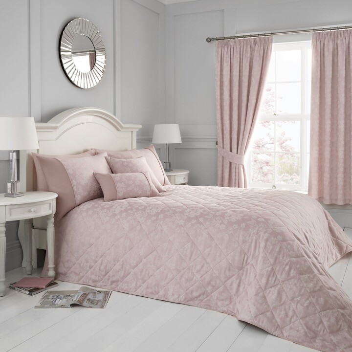 Dunelm Serene Blossom Blush Bedspread Blush (Pink) ShopStyle Quilts