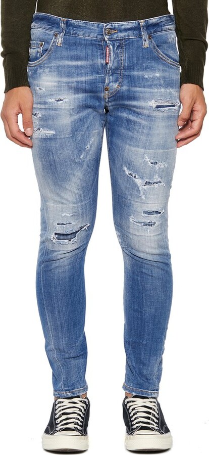 DSQUARED2 Men's Blue Slim Jeans | ShopStyle