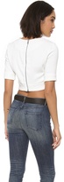 Thumbnail for your product : 3x1 Ivory Crop Top
