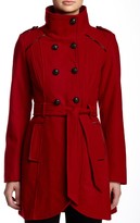 Thumbnail for your product : GUESS Wool Blend Tulip Coat