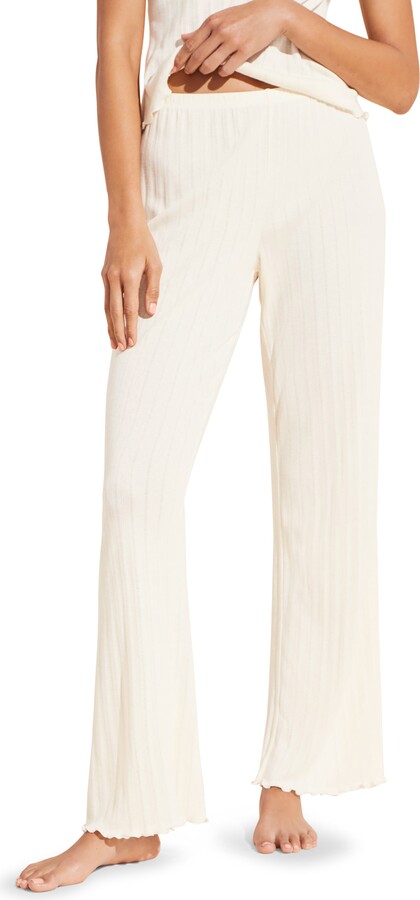 Eberjey Pointelle Rib Pajama Pants