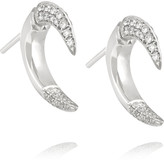 Thumbnail for your product : Shaun Leane Small Talon 18-karat white gold diamond earrings