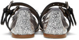 Thumbnail for your product : Miu Miu Transparent and Silver Double Bands Ballerina Flats