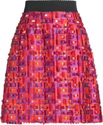Dolce & Gabbana Mini Skirt Fuchsia
