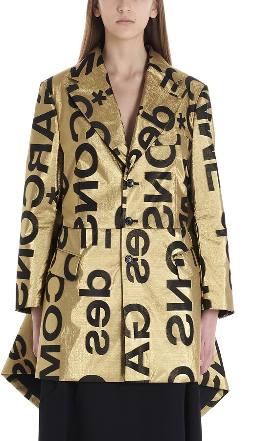 comme des garcons deconstructed blazer