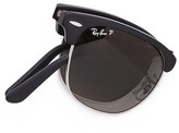 Thumbnail for your product : Ray-Ban Clubmaster Folding Polarized Sunglasses