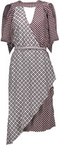 Thumbnail for your product : Raoul Metropolis polka-dot silk-twill dress