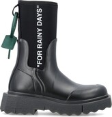 Thumbnail for your product : Off-White Sponge Panelled Rain boots