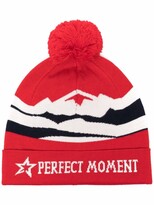 Thumbnail for your product : Perfect Moment Intarsia-Knit Logo Merino Beanie