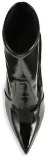 Schutz Brunny Patent Leather Point-Toe Booties